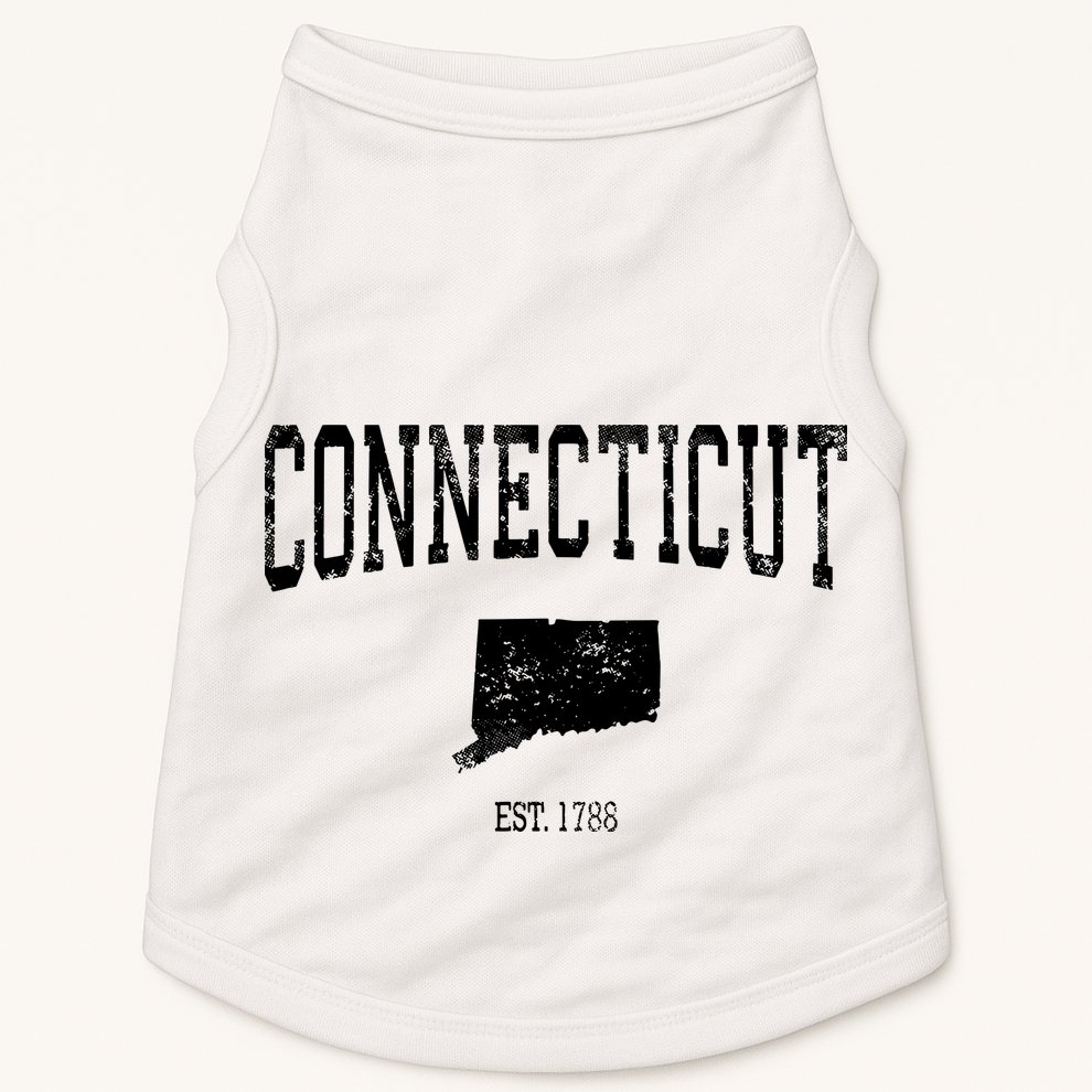 Connecticut Vintage Sports Design Ct Doggie Tank