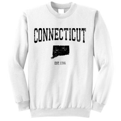 Connecticut Vintage Sports Design Ct Sweatshirt