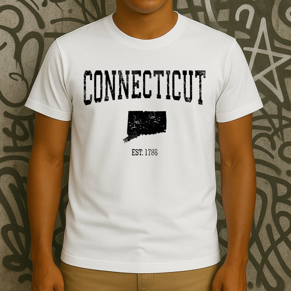 Connecticut Vintage Sports Design Ct T-Shirt
