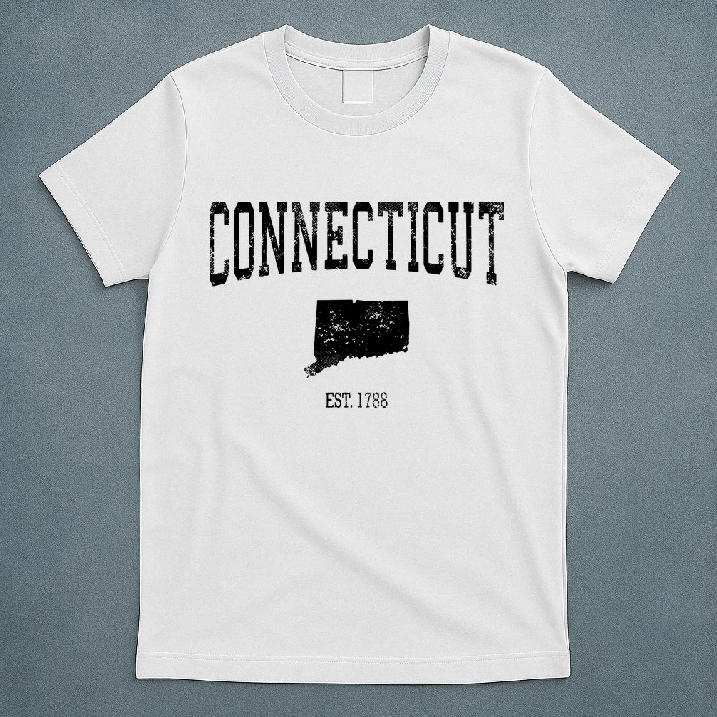 Connecticut Vintage Sports Design Ct T-Shirt