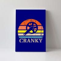 Cranky Vintage Sun Bicycle Lovers Cycling Bike Canvas