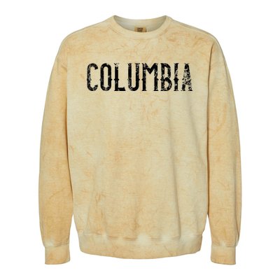 Columbia Vintage Script Apparel Colorblast Crewneck Sweatshirt