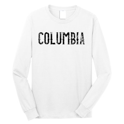 Columbia Vintage Script Apparel Long Sleeve Shirt