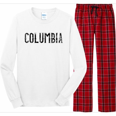 Columbia Vintage Script Apparel Long Sleeve Pajama Set