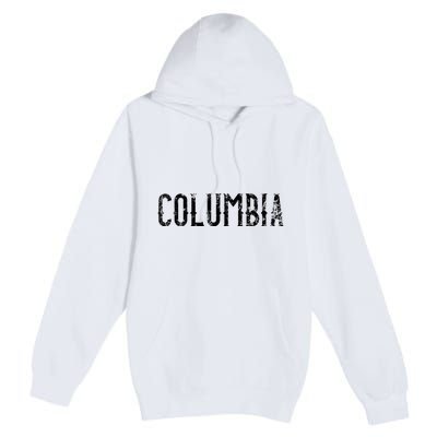 Columbia Vintage Script Apparel Premium Pullover Hoodie