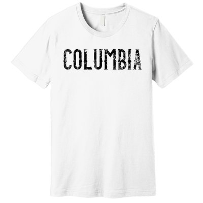 Columbia Vintage Script Apparel Premium T-Shirt