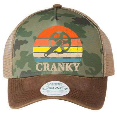 Cranky Vintage Sun Bicycle Lovers Cycling Bike Legacy Tie Dye Trucker Hat