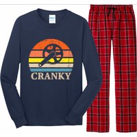 Cranky Vintage Sun Bicycle Lovers Cycling Bike Long Sleeve Pajama Set