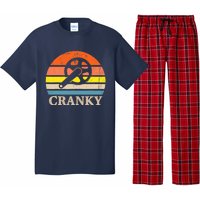 Cranky Vintage Sun Bicycle Lovers Cycling Bike Pajama Set