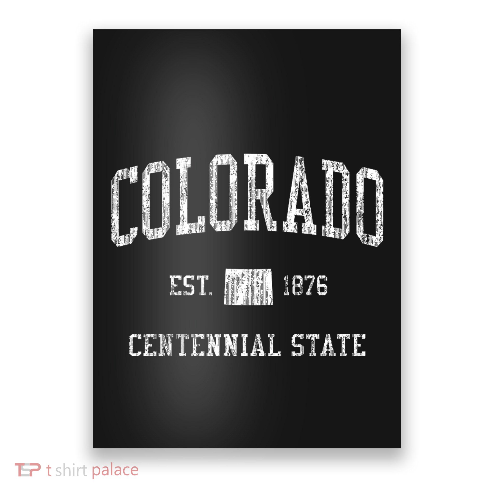 Colorado Vintage Sports Design Poster