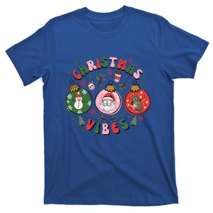 Christmas Vibes Santa Claus Snow Cookies Christmas Tree Gift T-Shirt