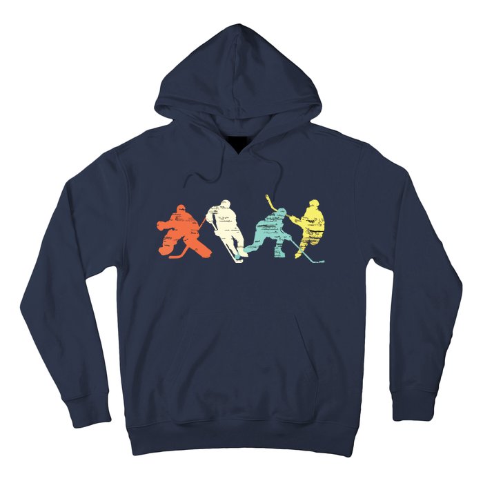 Classic Vintage Style Ice Hockey Hoodie