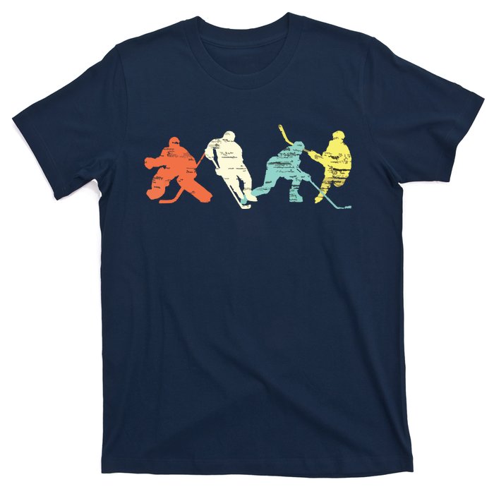 Classic Vintage Style Ice Hockey T-Shirt