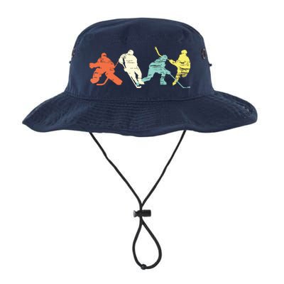 Classic Vintage Style Ice Hockey Legacy Cool Fit Booney Bucket Hat