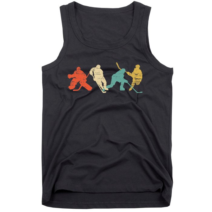 Classic Vintage Style Ice Hockey Tank Top