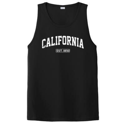 California Vintage State Athletic Style PosiCharge Competitor Tank