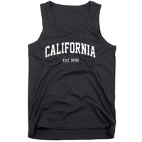 California Vintage State Athletic Style Tank Top