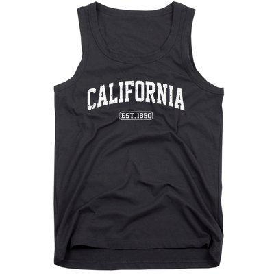 California Vintage State Athletic Style Tank Top