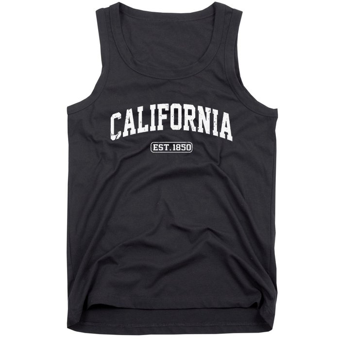 California Vintage State Athletic Style Tank Top