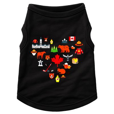 Canadian Vintage Symbols Canada Flag Maple Leaf Rcmp Doggie Tank