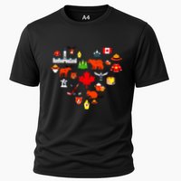 Canadian Vintage Symbols Canada Flag Maple Leaf Rcmp Performance Shirt