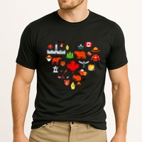 Canadian Vintage Symbols Canada Flag Maple Leaf Rcmp Performance Shirt