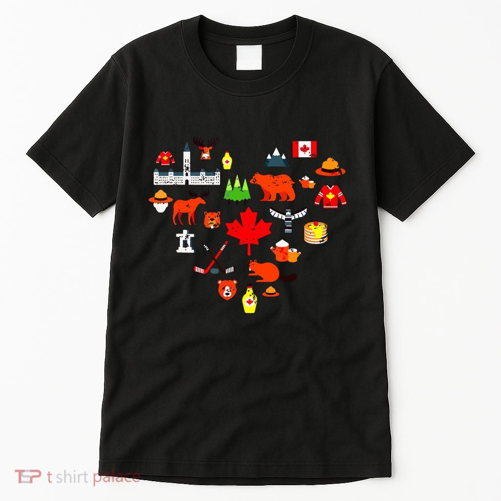 Canadian Vintage Symbols Canada Flag Maple Leaf Rcmp Tall T-Shirt