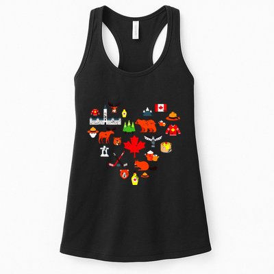 Canadian Vintage Symbols Canada Flag Maple Leaf Rcmp Womens Tank Top