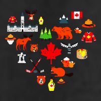 Canadian Vintage Symbols Canada Flag Maple Leaf Rcmp Golf Towel