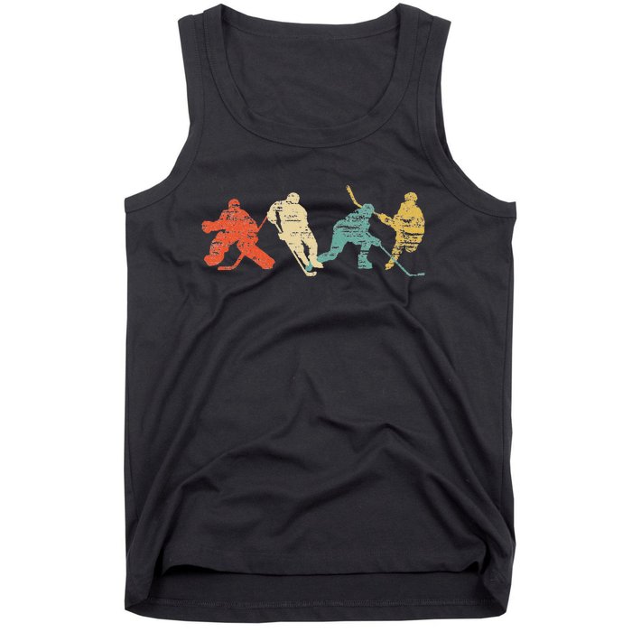 Classic Vintage Style Ice Hockey Tank Top