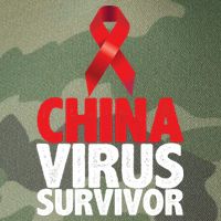 China Virus Survivor Legacy Tie Dye Trucker Hat