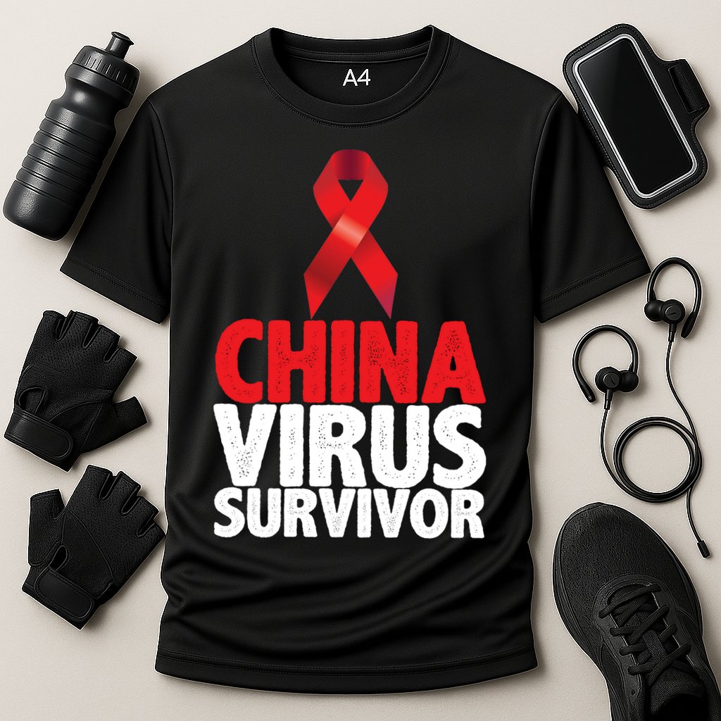China Virus Survivor Performance Shirt