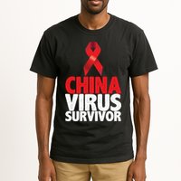 China Virus Survivor Tall T-Shirt