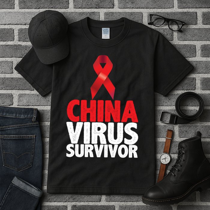 China Virus Survivor Tall T-Shirt