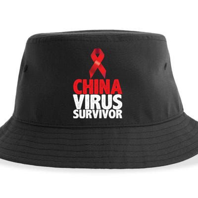 China Virus Survivor Sustainable Bucket Hat