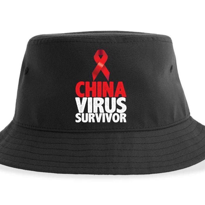 China Virus Survivor Sustainable Bucket Hat