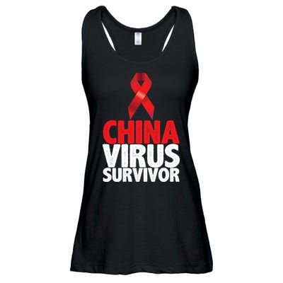 China Virus Survivor Ladies Essential Flowy Tank