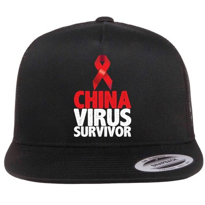 China Virus Survivor Flatbill Hat