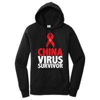 China Virus Survivor Women's Pullover Hoodie