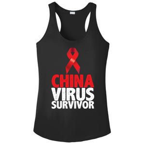 China Virus Survivor Ladies PosiCharge Competitor Racerback Tank