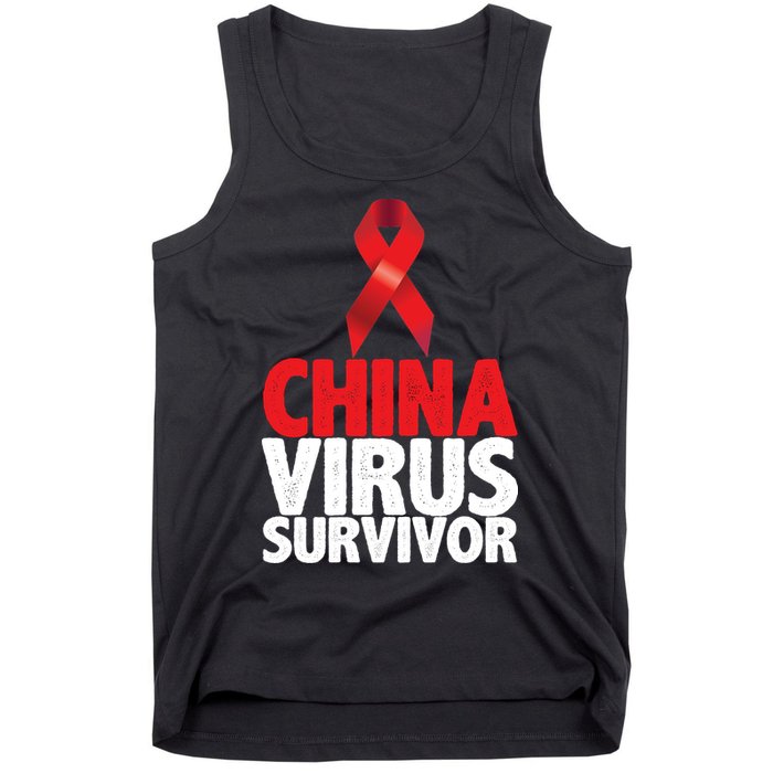 China Virus Survivor Tank Top