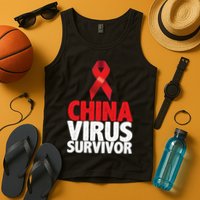 China Virus Survivor Tank Top