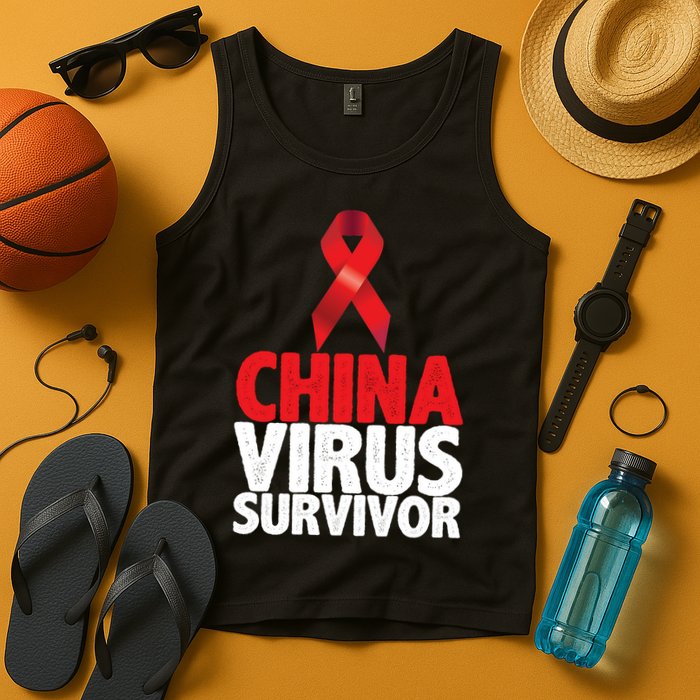 China Virus Survivor Tank Top
