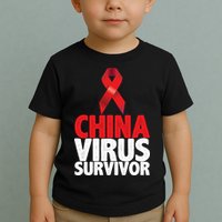 China Virus Survivor Toddler T-Shirt