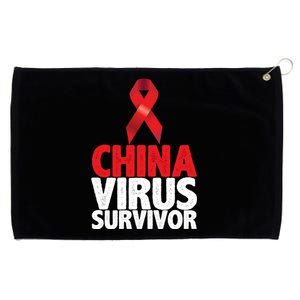 China Virus Survivor Grommeted Golf Towel