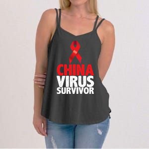 China Virus Survivor Women's Strappy Tank