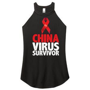 China Virus Survivor Women's Perfect Tri Rocker Tank