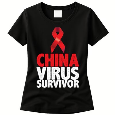 China Virus Survivor Womens T-Shirt