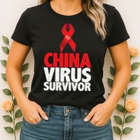 China Virus Survivor Womens T-Shirt
