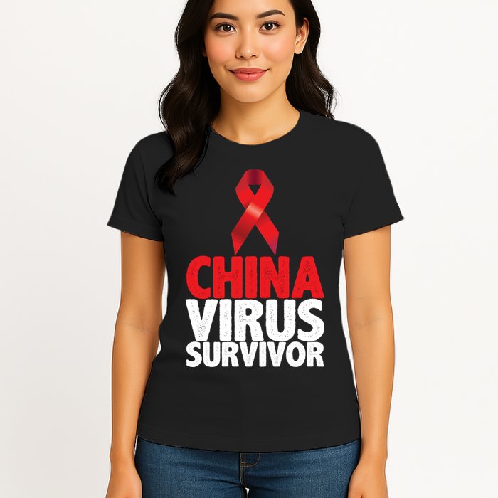 China Virus Survivor Womens T-Shirt